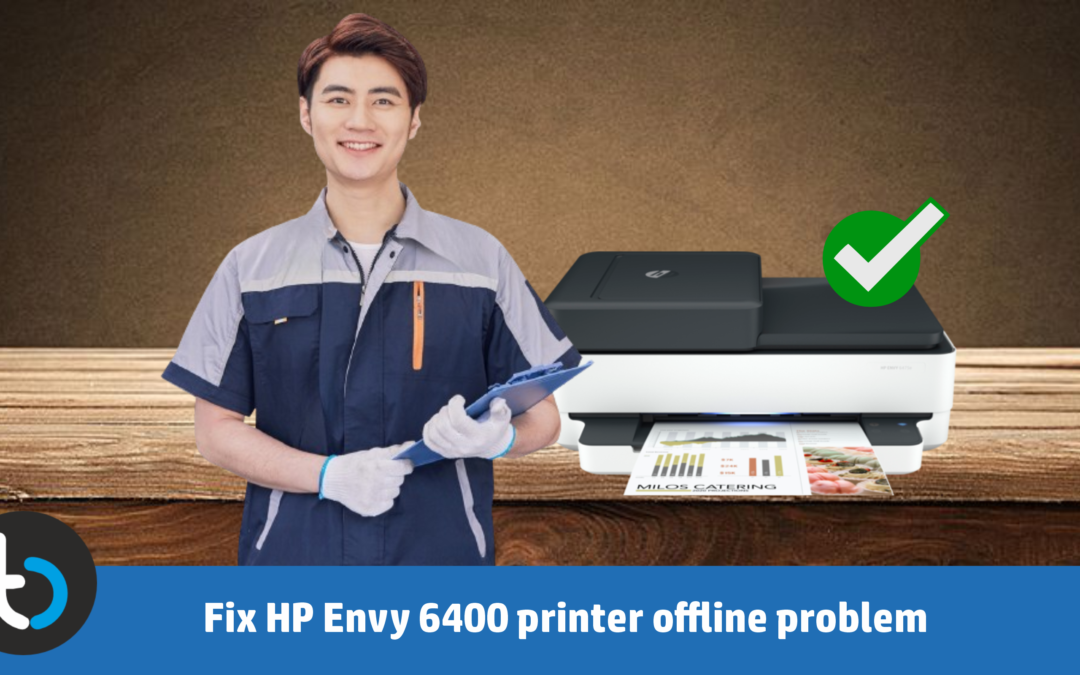 hp envy 6400 printer says offline fix